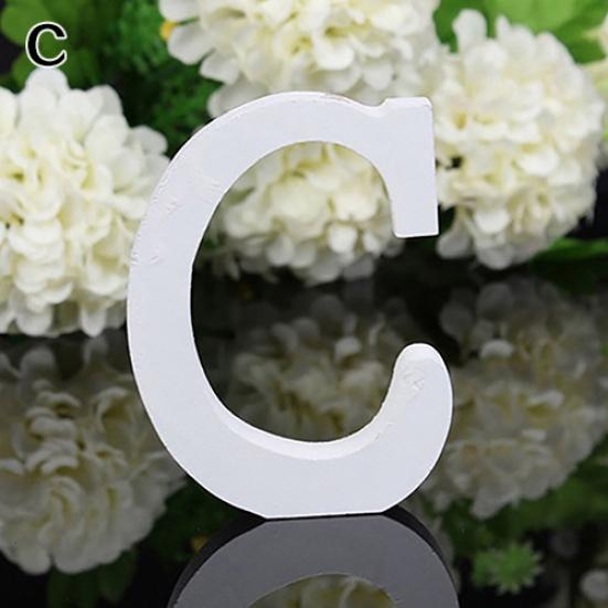Large Wooden Letter Alphabet Wall Hanging Wedding Party Home Shop Decoration