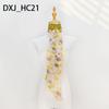 Long Skinny Scarf Women Floral Paisley Print Chiffon Neck Tie Hair Band Office Casual Wear Fall