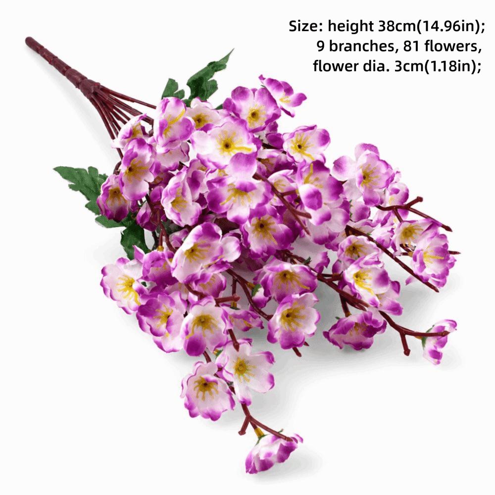 Green Leaves Artificial Flower Branches Multicolor Decorative Flower Faux Flower Home Decoration