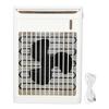 Air Conditioner Humidifier 2 Cold Mists 5 Speeds Fan 7 LEDs Mini Portable Air Cooler with 680ml Tank USB Plug In
