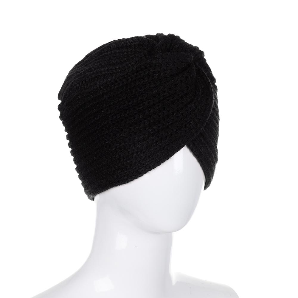 Winter Hair band Croceht Beanies Twist Headwrap Hat Women Felt Hat Head Wrap Caps Ladies Turban
