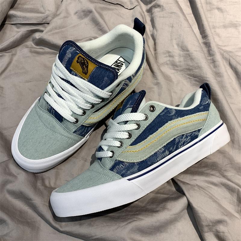 Новые винтажные американские спортивные повседневные кеды Дарт Вейдер, кеды-скейтеры, полностью замшевые, черные, пухлые, 'хлебные' кеды