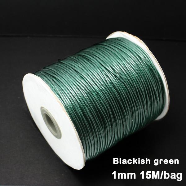 Разноцветные вощеные хлопковые шнуры для макраме, ювелирные бусины, изготовление ювелирных изделий своими руками