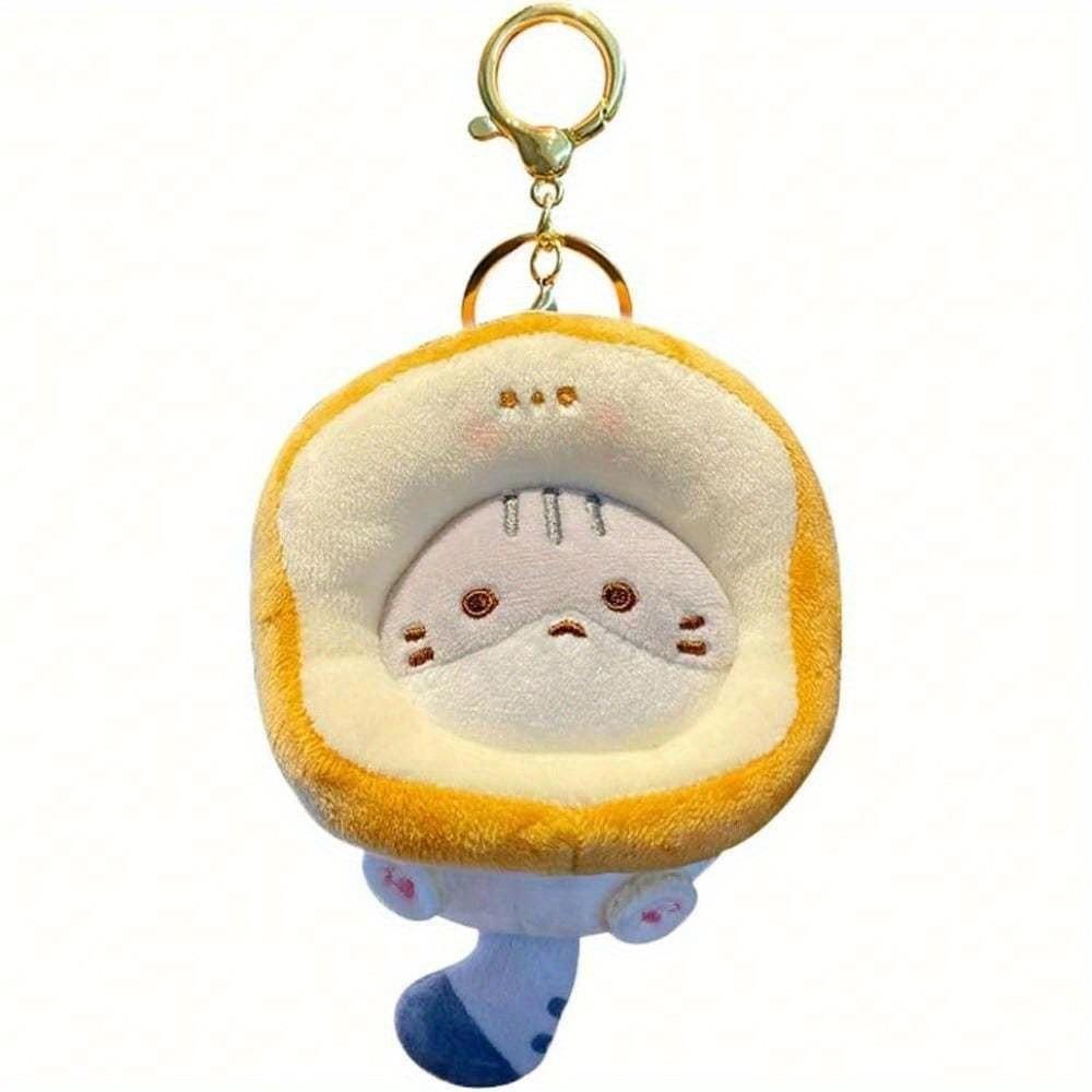 Japanese Style Snapper Keychain Plush Schoolbag Pendant Exquisite Snapper Head Keychain