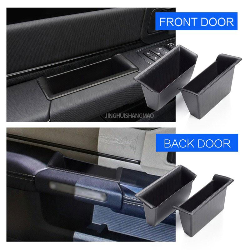 For Dodge RAM 1500 2019-2025 Car Door Handle Storage Box, Door Groove Storage Box, Door Edge Box, Car Interior Storage Box