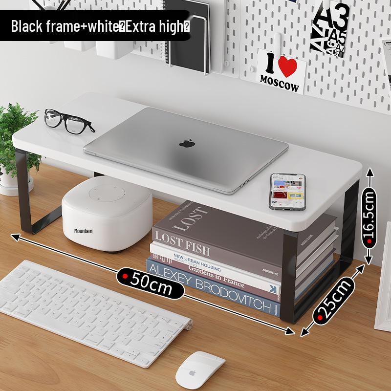 Деревянная настольная подставка-органайзер для ноутбука/монитора