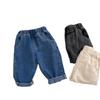 Baby Boys Denim Pants Solid Color Infants Baby Pants Jeans Casual Pants