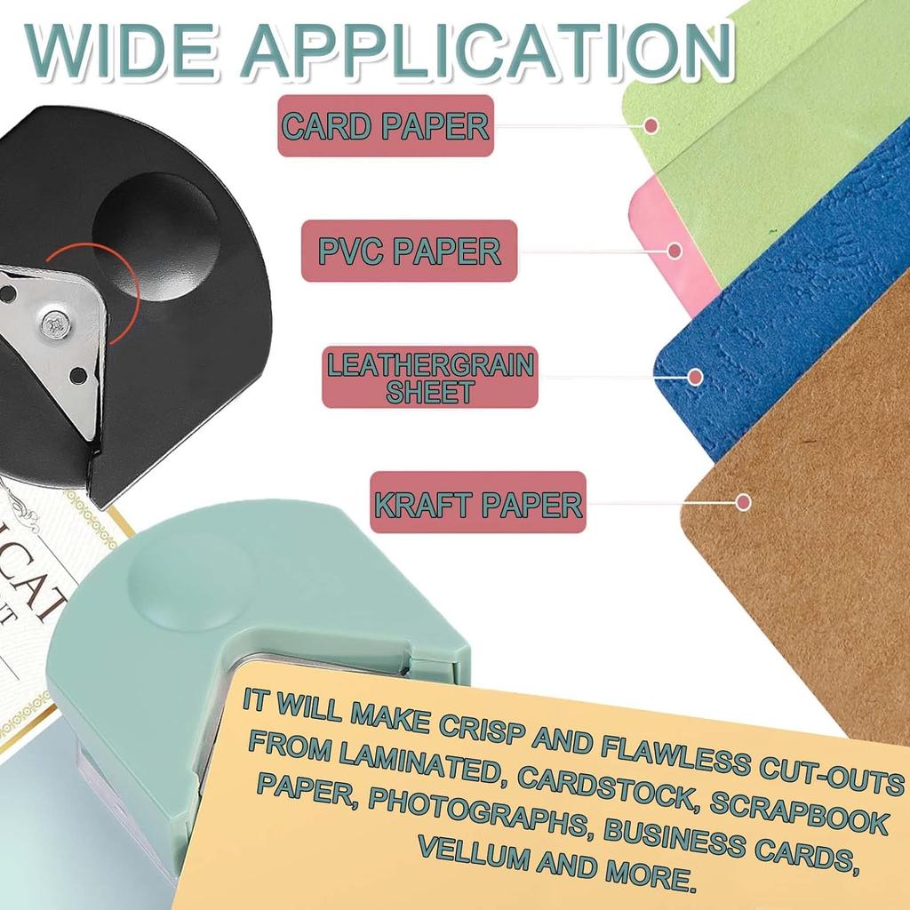 Угловой скруглитель R4 Угловой дырокол Портативный резак для бумаги Резак для открыток Фото Резка DIY Инструменты для скрапбукинга