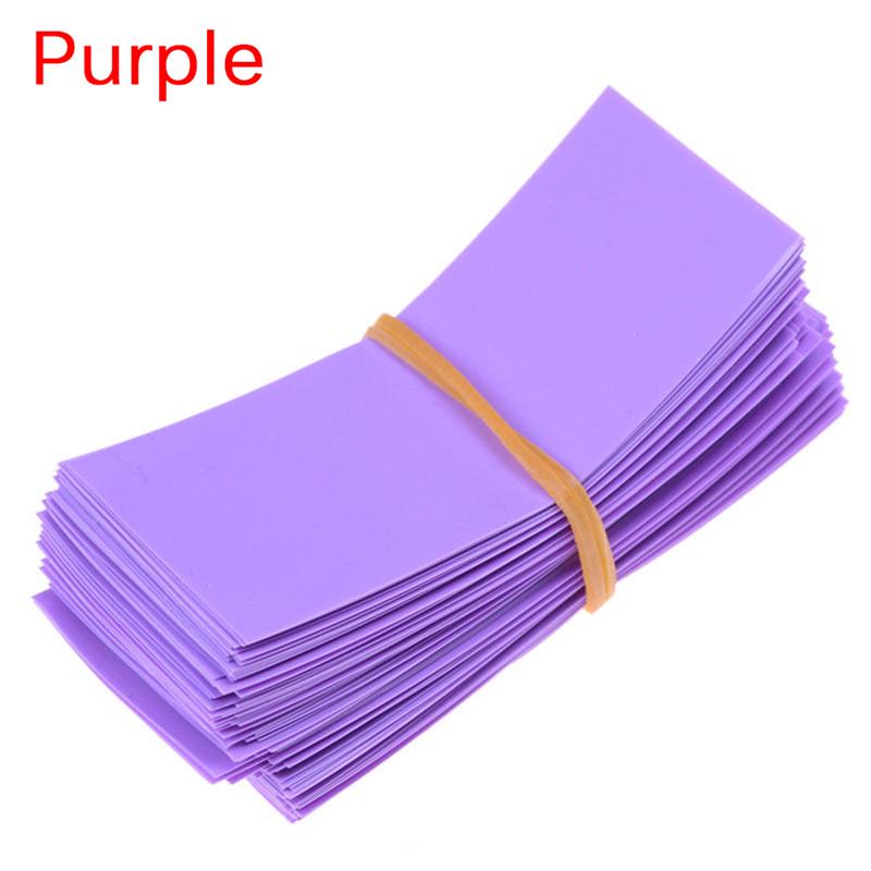 100 шт. 18650 аккумуляторная обертка ПВХ термоусадочная трубка предварительно нарезанная аккумуляторная пленка лента крышка