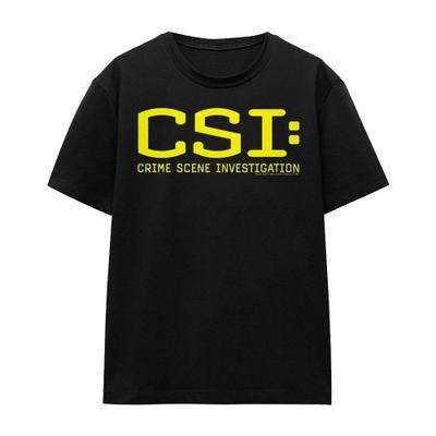 Унисекс футболка с логотипом CSI для взрослых