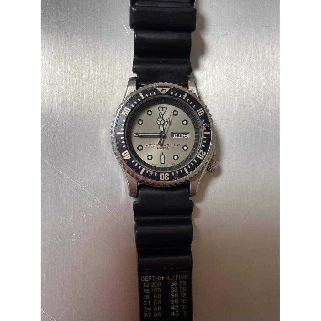 Б/у ALBA SEIKO Дайверские Женские Кварцевые V248-0220 Рабочие