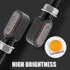 4pcs 3leds Motorcycle Indicators Mini LED Turn Signal Light Flasher Amber Signal Lamp Blinker Intermitentes Moto for Honda