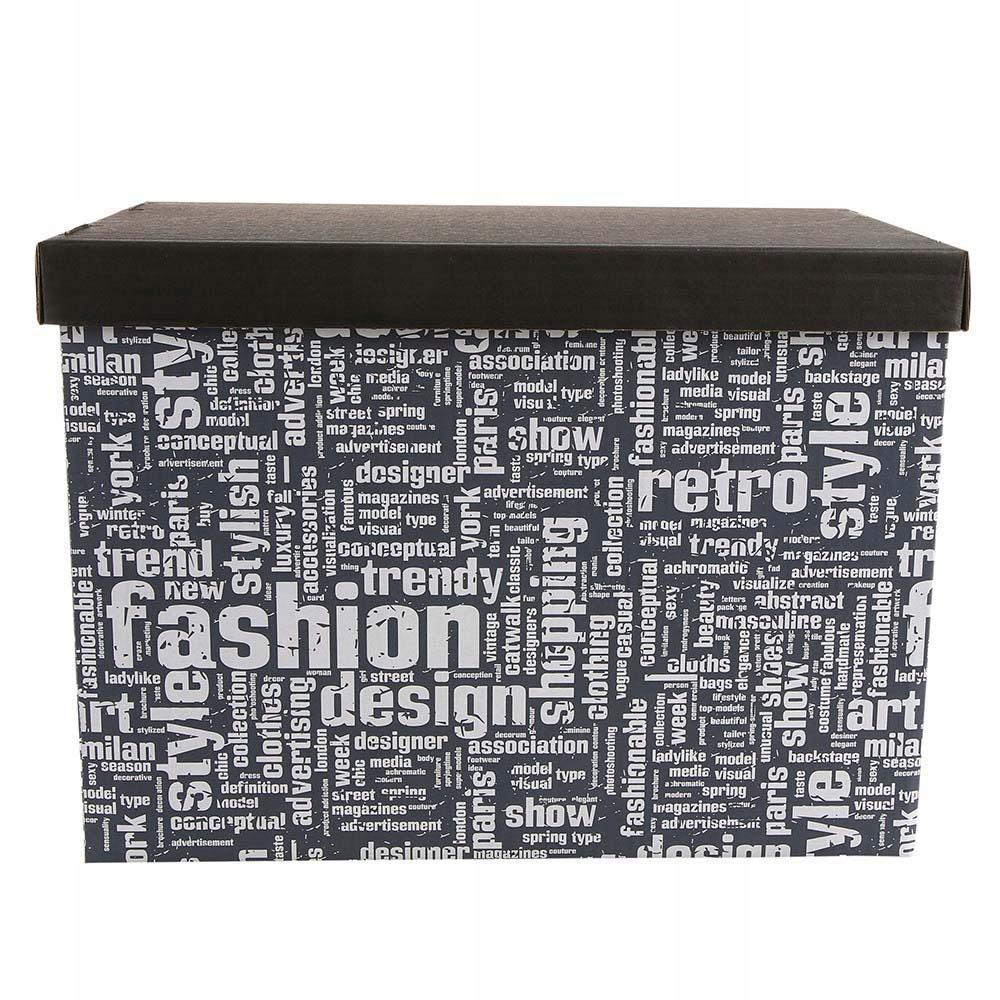 Decorative ECO storage box 45x31x32cm