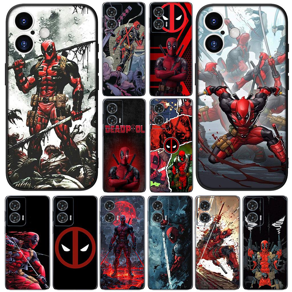 Чехол для телефона Deadpool Marvel для Apple iPhone 16 15 14 11 Pro Max 7 8 Plus SE2 SE3 SE 2022 2020