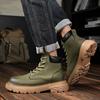 Высокие повседневные кроссовки мужские дизайнерские нескользящие ботинки на толстой подошве для активного отдыха мужские рабочие ботинки новый стиль универсальные мужские ботинки