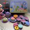 Dinosaur Childrens Play House Toys Pretend Play Afternoon Tea Plastic Unicorn Cup Dessert Cake Toy Collection