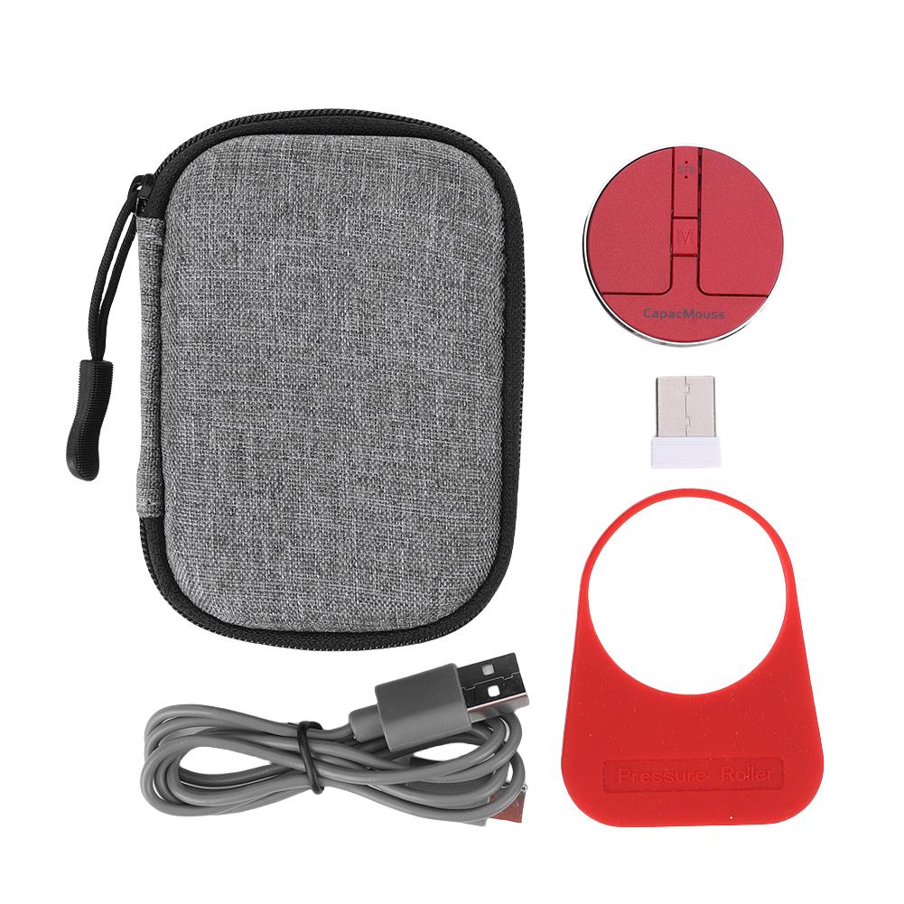 Ультратонкая беспроводная компьютерная мышь 3 регулируемых DPI Мини-емкостная мышь Беспроводные мыши с USB-приемником для ноутбука ПК компьютера