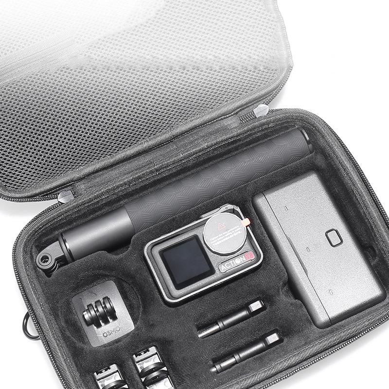 Спортивный контейнер для хранения камеры Dji Action 5 Pro/4/3, набор, портативный жесткий чехол для переноски, дорожная сумка-органайзер