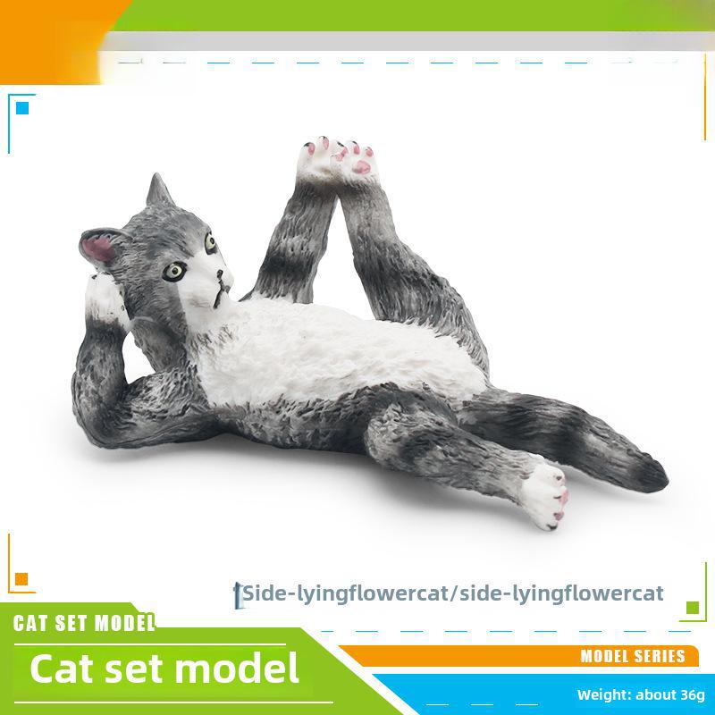 Детский набор игрушек «Черно-белый котенок» — китайские сельские украшения в виде кошечки