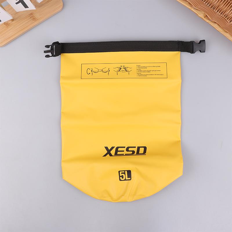 500D Водонепроницаемая сумка для плавания Dry Sack 2/5/10 л Водонепроницаемые плавучие сумки для сухих вещей Для катания на лодке, рыбалки, рафтинга, плавания