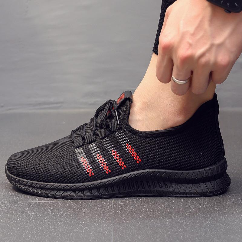 Men's Casual Shoes Tide Spring and Summer New Men's Sports Shoes Breathable Cloth Shoes Sneakers Outside the Stall