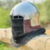 Medieval Viking Chainmail Helmet | Perfect Gift for History Buffs and Armor Enthusiasts | Barbute Chainmail Helmet | Best Gift