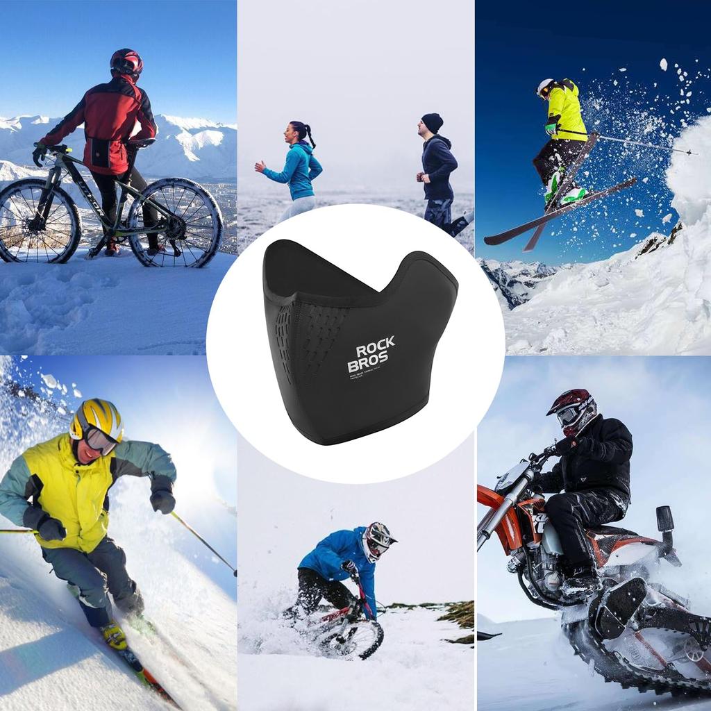 ROCKBROS Face Winter Cold Protection Covers Флис Не шлем для рекомендуемого размера Чехол, Маска, Уши, Подкладка, Мягкий, Внутренний, Короткий, Моющийся,