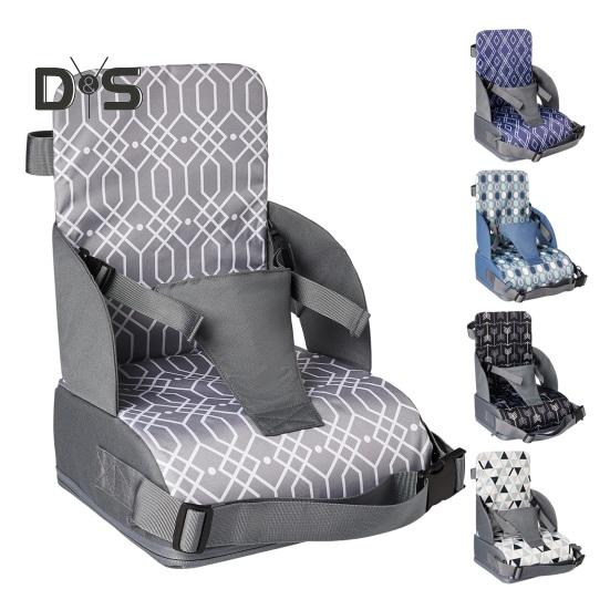 Детское сиденье-бустер, дышащий кухонный стул со спинкой, регулируемыми ремнями и подушкой, переносной обеденный стол, повышающее сиденье для семьи