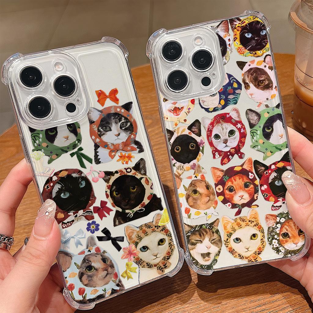 Colorful Cat Design Phone Case For Samsung A56 A26 A33 A54 A52 A51 A13 A73 A55 A53 A36 A35 A34 A32 A25 A24 A23 A16 A15 A14 4G 5G