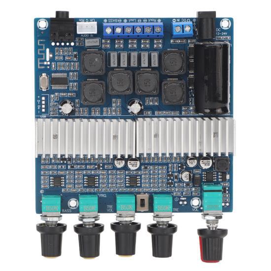 Плата усилителя сабвуфера 2,1, высокая мощность HiFi, управление басами и высокими частотами, цифровой модуль усилителя звуковой мощности, плата 