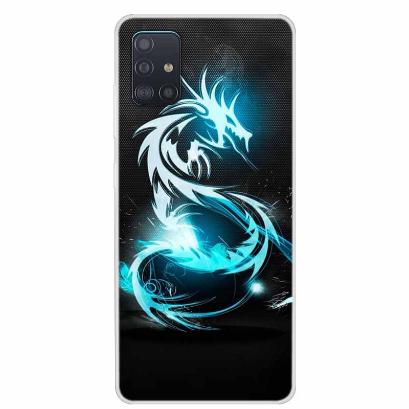 Для чехла Samsung Galaxy A71 A51 M31 Чехол M31S Мягкий силиконовый задний чехол для Samsung A71 M31S Чехол A 51 Ударопрочный чехол M31 Чехол