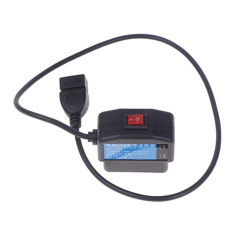 24-часовой мониторинг парковки 5 В 3 А USB-кабель для зарядки автомобиля OBD Hardwire Kit с переключателем провода для видеорегистратора видеокамеры транспортного средства DVR