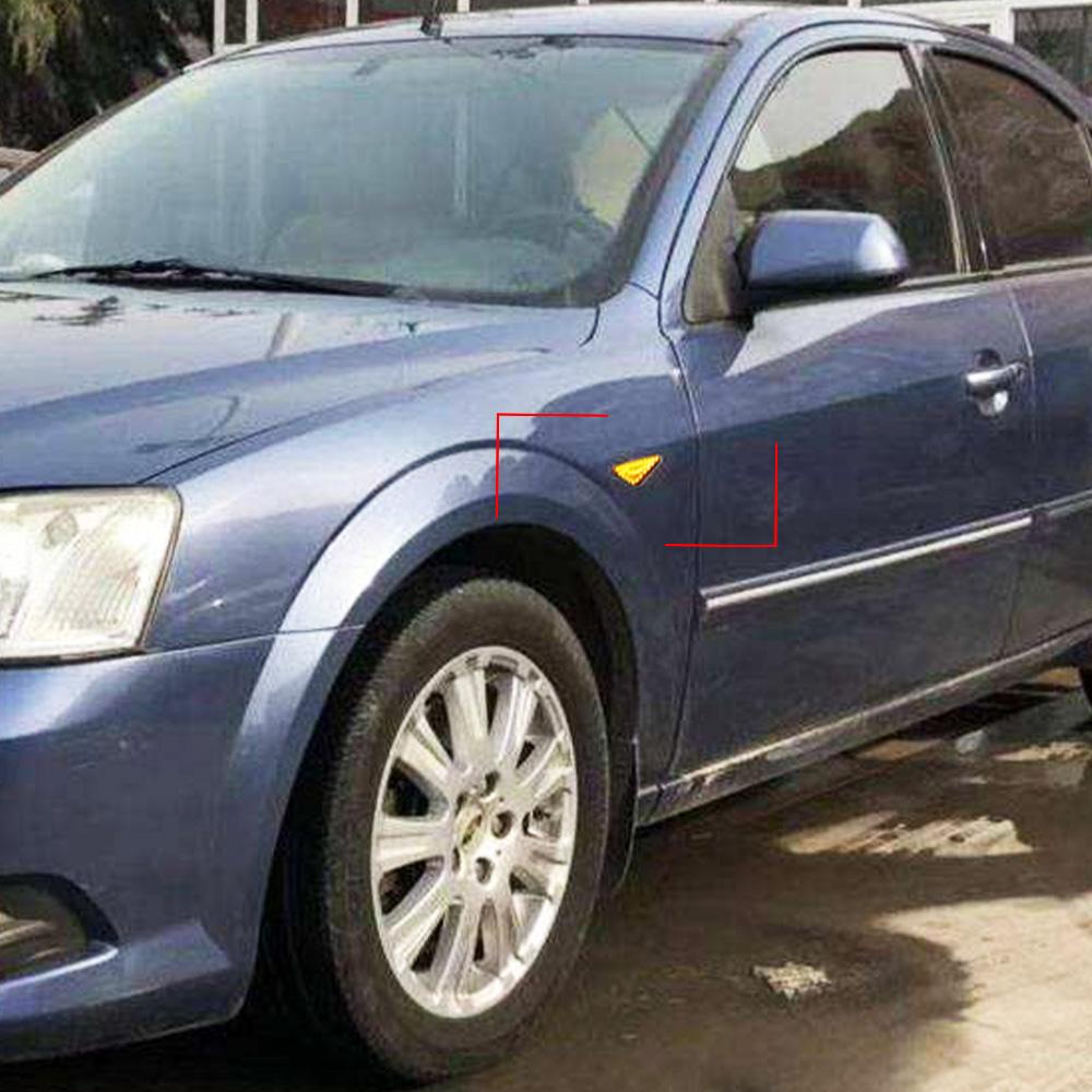 2PCS Led Dynamic Side Marker Turn Signal Light Sequential Blinker Light for Ford MONDEO 2000-2007 MK3 FOCUS MK1 1998-2004
