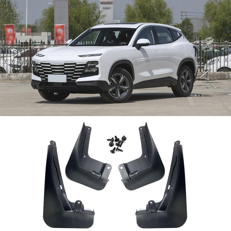 Vtear For Chery Jetour Dashing -2024 Durable Mudguards Anti-Dirt Black Plastic Wear-Resistant Exterior Accessories Parts
