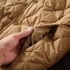 Warm Lightweight Waterproof Women's Quilted Jacket Stand Up Collar Diamond Cotton Coat Casual Loose Large Size Outerwear