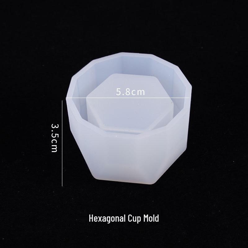 Poppy DIY Hexagonal Succulent Pot & Storage Box Silicone Mold