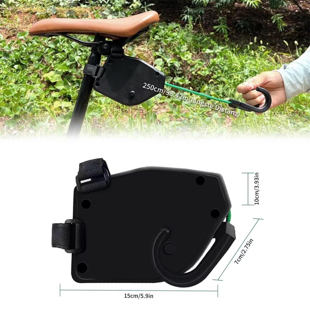 Буксировочный трос для велосипеда, система буксировки троса для взрослых для длительных поездок на велосипеде, эластичный трос для езды с друзьями, совместимый с любым велосипедом