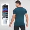 New Men'S Polo Shirt Made Of Pure Cotton With Dropped Shoulders High-Quality Loose Fit For Fitness Versatile For Daily Exercise Short Sleeved Casual