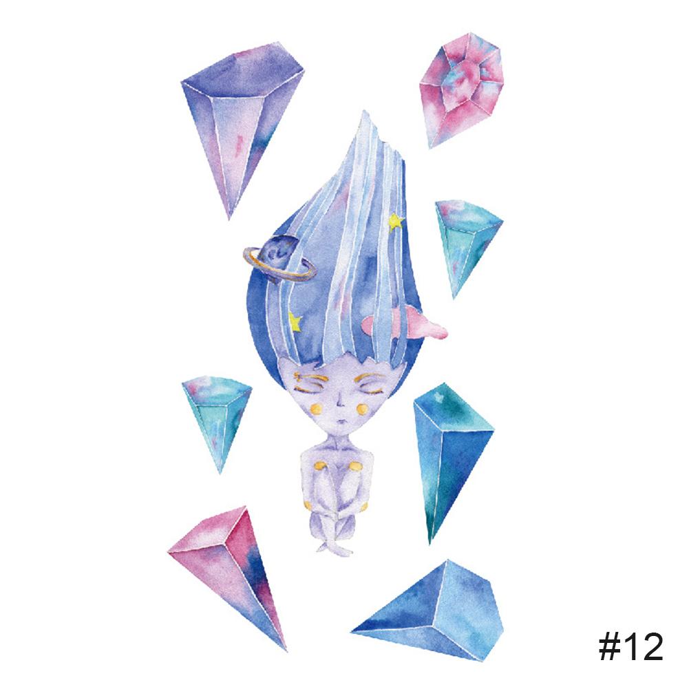 Temporary Small Fresh Tattoo Stickers Waterproof Long Lasting Tattoo Stickers Body Art Paste Painting Tattoo For Women Men