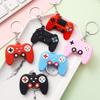Creative Mini Game Console Handle Keychain Funny PVC Gamepad Keyrings Fashion Handbag Pendant Ornaments Souvenir Friend Gifts