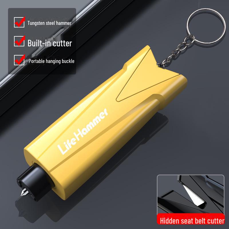 Аварийный молоток для разбивания окон автомобиля: Многофункциональный инструмент для стеклянной эвакуации