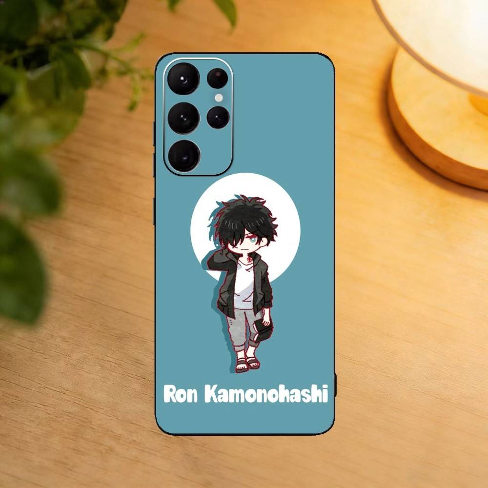 Чехол для телефона Ron Kamonohashi's Forbidden Deductions Для Samsung S25,24,21,22,23,30,Ultra,20,Plus,Fe,Lite,Note Мягкий Черный Чехол