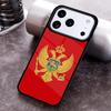 Чехол для телефона Флаг Черногории для iPhone 17 16 15 Pro Max Air 14 13 12 11 Plus Ударопрочный Capa Чехол