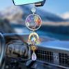 Natural Crystal Crystal Car Hanger Sun/Moon/Star Windows Hanging Suncatchers  Garden Decoration