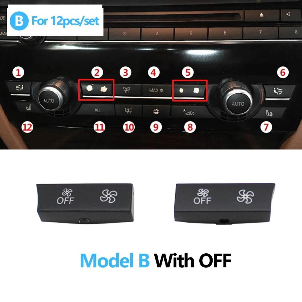 Передняя консоль, обогреватель переменного тока, крышка кнопки вентиляции для BMW 5 GT 6 7 X5 X6 Series F10 F11 F01 F02 F06 F12 F15 F16