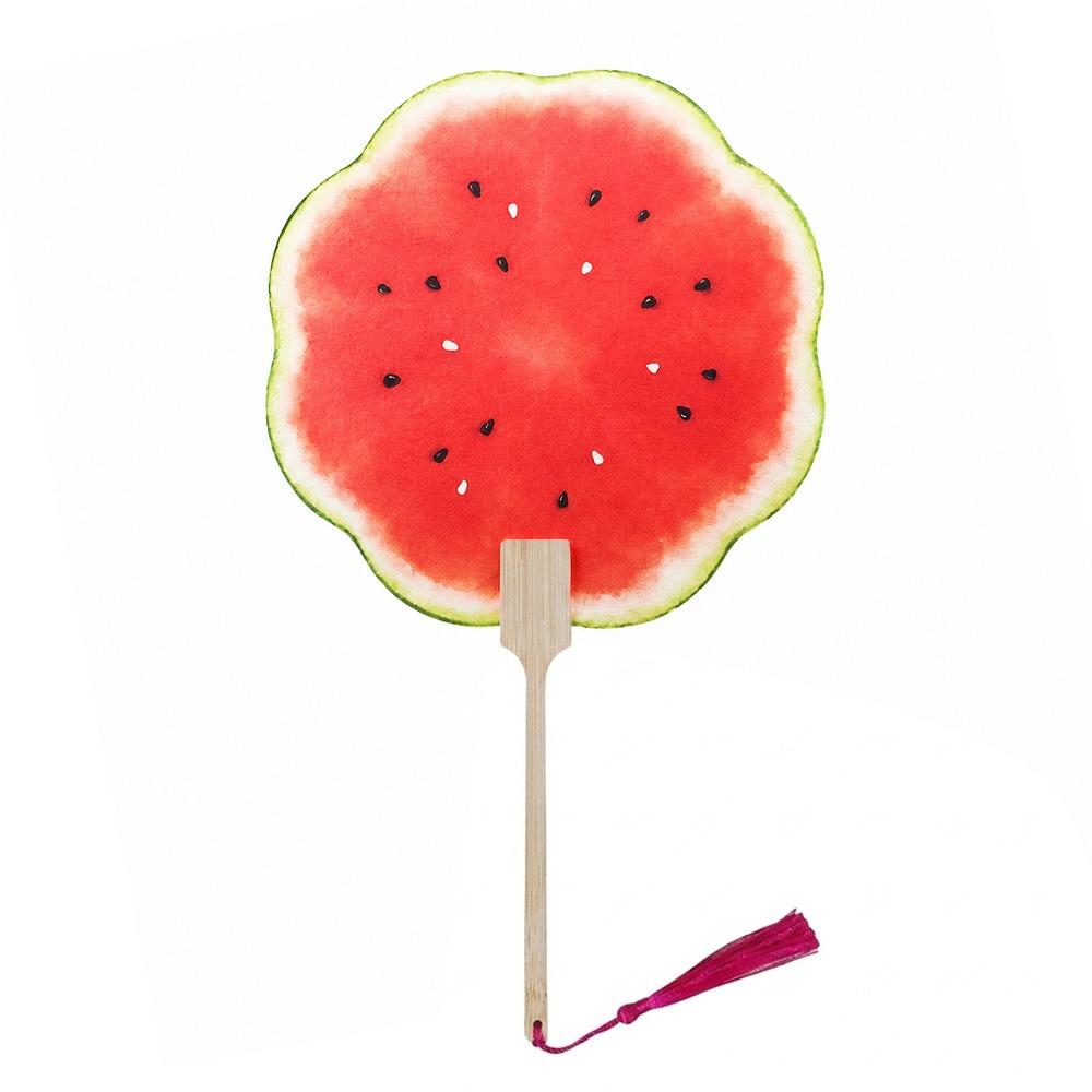 Cartoon Fruit Fruit Fan Multicolor Circular Fan Creative Handheld Fan Summer Season