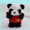 Adorable Plush Panda Keychain Cute Bear Key Ring Perfect For Kids Gifts