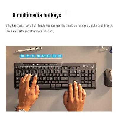 Logitech MK370 COMBO Беспроводной бесшумный комплект клавиатуры и мыши