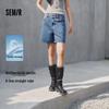 Женские летние джинсовые шорты Semir с эффектом охлаждения, А-силуэта