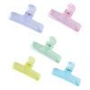 2Pcs Clear Acrylic Binder Clips with Strong Grip Colorful Paper Clips for Office School Home Reusable Binder Clips for Organizing